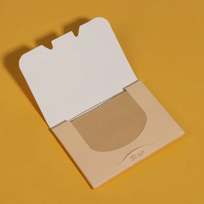 Матирующие салфетки «Colorful», 50 шт, цвет чайный