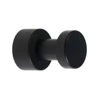 Крючки мебельные CAPPIO TKD033, однорожковый, цвет черный, набор 2 шт