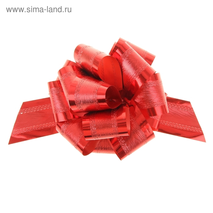 Бант-шар №5 полоса, красный Бант-шар №5 полоса, красный