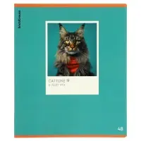 Тетрадь 48 листов в клетку, ErichKrause CatTone, 60 г/м&sup2;, МИКС