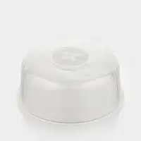 Крышка для СВЧ SparkPlast, d=25 см, h=10.5 см, прозрачная