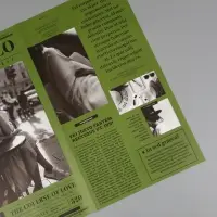 Пленка флористическая "Газета любви" 65мкм, 50х57 &plusmn;1см