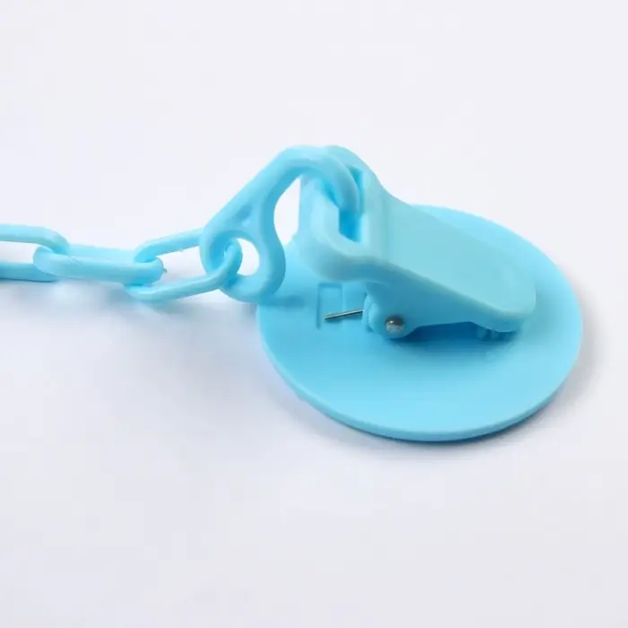 Соска - пустышка латексная классическая «Сыночек», от 0 мес., с держателем, цвет голубой