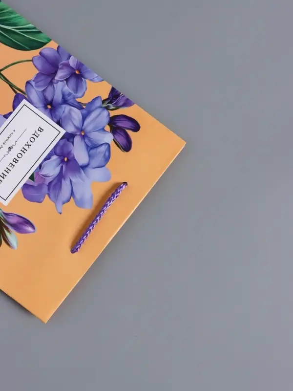 Пакет подарочный "Тонкая эстетика" ламинированный 18 х 22,3 х 10 см