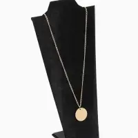 Бюст для украшений QF, 10.5&times;5.5&times;22 см, h=22 см, чёрный