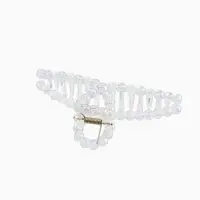 Крабик для волос &laquo;Хелен&raquo;, петля, 11 см, прозрачный