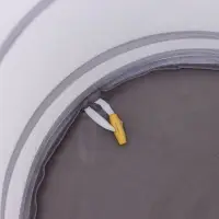 Корзина для белья складная Доляна, 35&times;35&times;43 см, серая