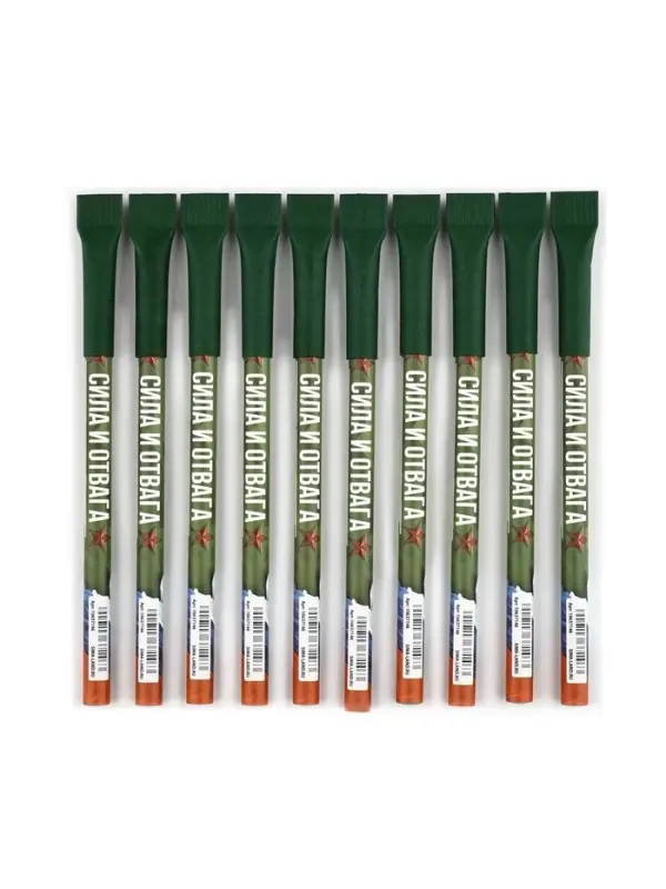 Ручка-эко, шариковая, синяя паста, 1.0 мм «Сила и отвага» Ручка-эко, шариковая, синяя паста, 1.0 мм «Сила и отвага»