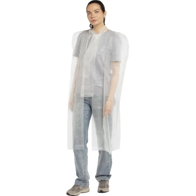 Накидка для посетителя, р.110х160см, пл.20 г, цвет белый, 10шт/уп