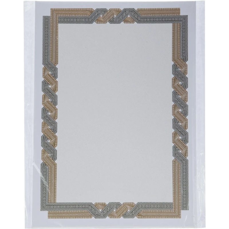 Сертификат-бумага А4 Attache 50 шт/уп&nbsp; коричневая крученая рамка ID2