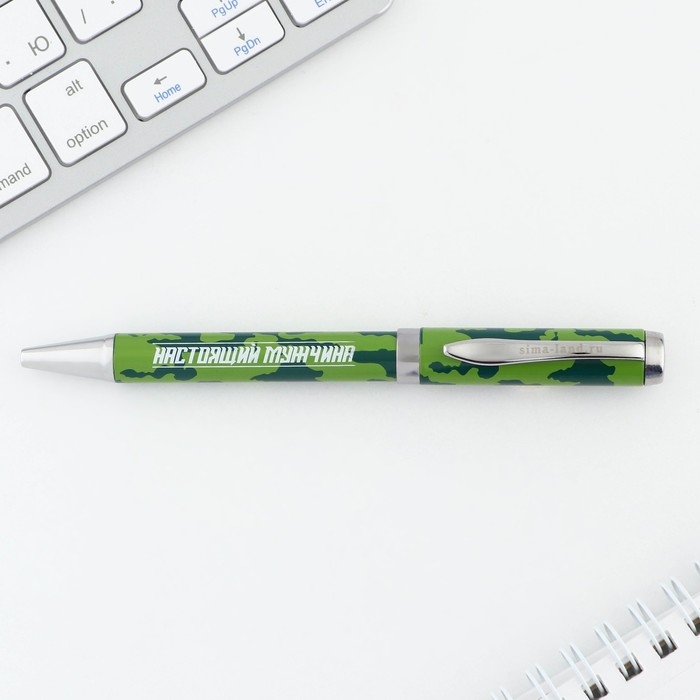 Ручка металл «Настоящий мужчина», синяя паста 1.0 мм Ручка металл «Настоящий мужчина», синяя паста 1.0 мм