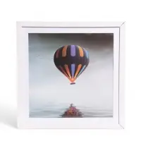 Фоторамка ПВХ на 1 фото Ellis 30&times;30 см, с паспарту, белый