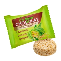 Конфеты Co barre de CHOCOLAT мультиз. с кунжутом и с белой конд. глаз., 1кг
