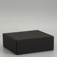 Коробка самосборная, черная, 26 х 24 х 10 см