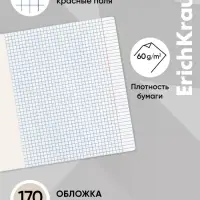 Тетрадь 12 листов в клетку ErichKrause Note Friends, МИКС