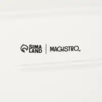 Блюдо фарфоровое с соусником Magistro &laquo;Бланш&raquo;, 28&times;12.5 см, белое