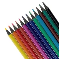 Карандаши Calligrata цветные заточенные, 12 цветов, пластиковые, в картонной коробке