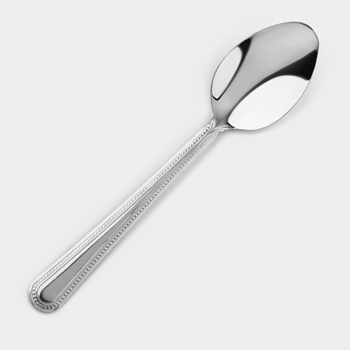 Набор ложек чайных из нержавеющей стали «Ванесса», длина 14 см, 12 шт, цвет серебряный Набор ложек чайных из нержавеющей стали «Ванесса», длина 14 см, 12 шт, цвет серебряный