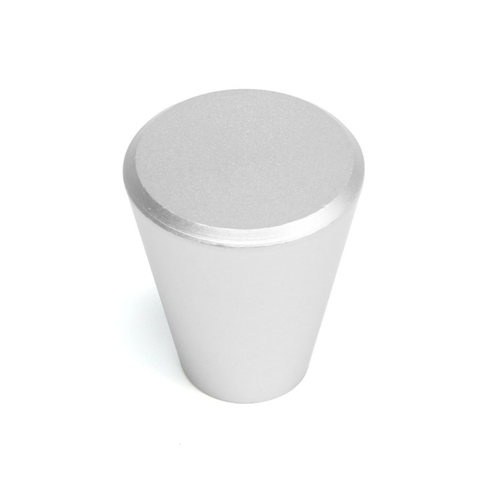 Ручка кнопка ТУНДРА РК019SC, цвет матовый хром, 8 шт