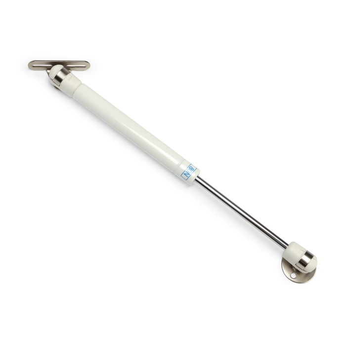 Газовый лифт ТУНДРА GL080WH, 80N, цвет белый Газовый лифт ТУНДРА GL080WH, 80N, цвет белый