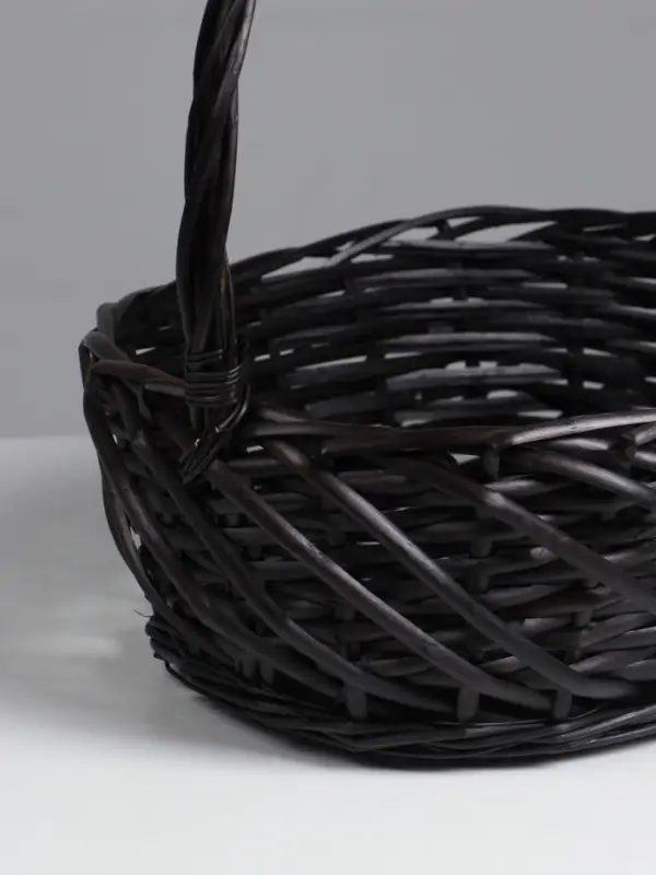 Набор корзин плетёных, овальные 3 шт., 44&times;36 см, Н14 см, Н с ручкой 42 см, дно 38&times;29 см38&times;30&times;13Hх37HHх33&times;24B