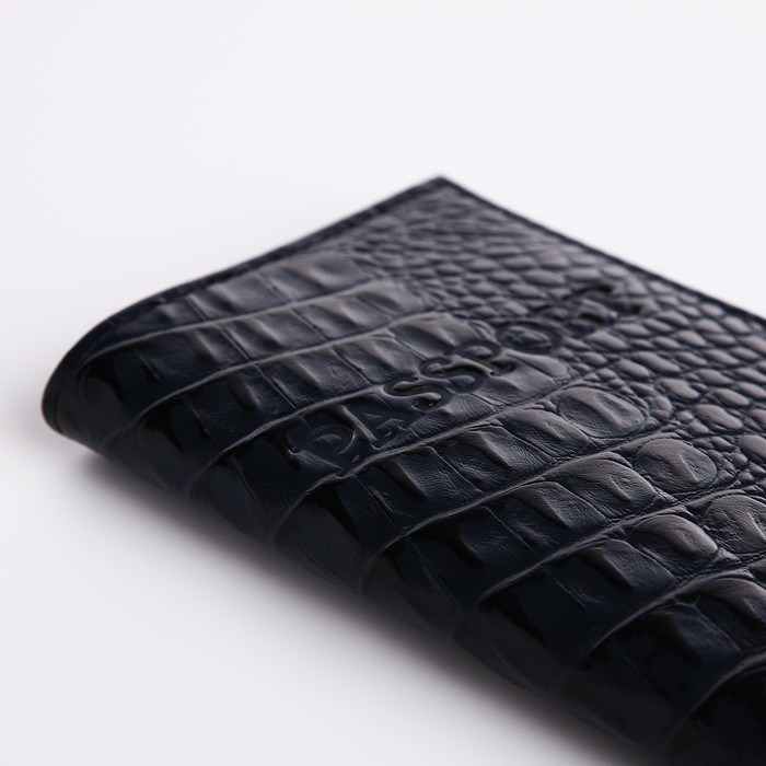 Обложка для паспорта, цвет тёмно-синий Обложка для паспорта, цвет тёмно-синий