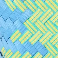 Сумка плетёная, 30&times;10&times;33 см, пластик, голубая