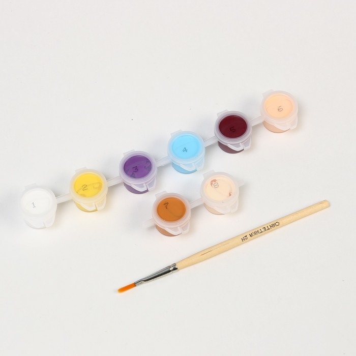 Картина по номерам для детей «Совушка на ветке», 21 х 15 см