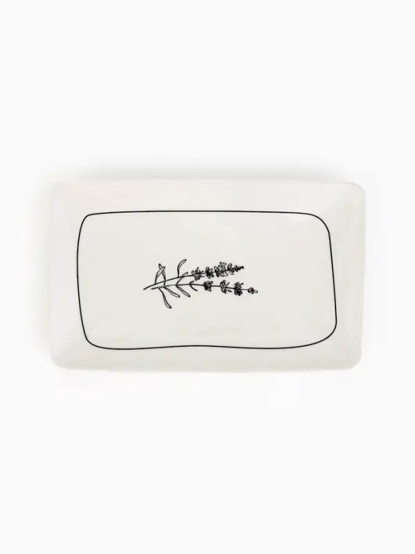 Блюдо керамическое Flower, 20.5&times;12.5&times;1.8 см