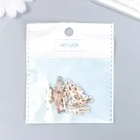 Декор для творчества металл, эмаль "Скелет" белый 2,5х0,9 см Декор для творчества металл, эмаль "Скелет" белый 2,5х0,9 см