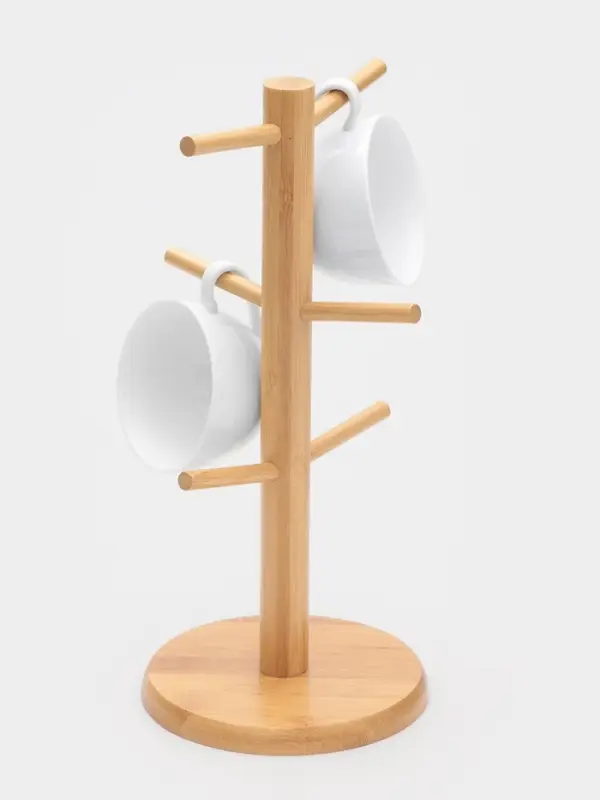 Держатель для кружек BellaTenero Bamboo, 14.5&times;32 см, бамбук