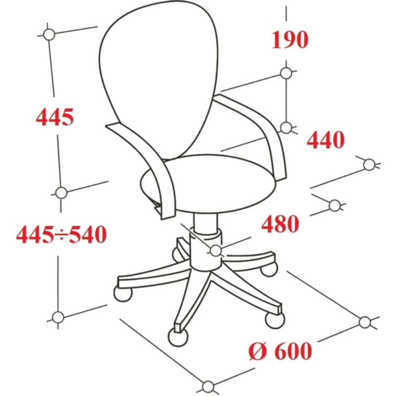 Кресло 0MX_VB_Echair-396 (LT) сетка/ткань черный пластик