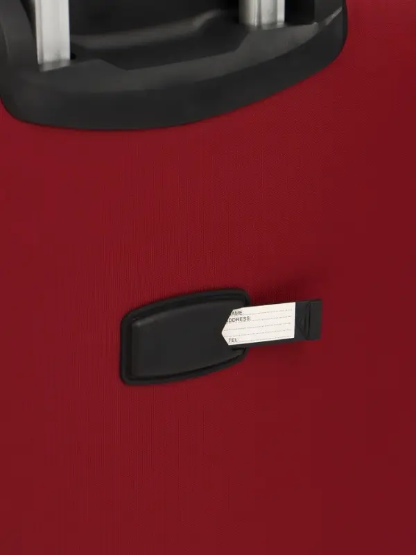 Чемодан на колёсах TEXTURA, кодовый замок, текстильный, с увеличением, 47&times;30&times;78 см, 28", красный