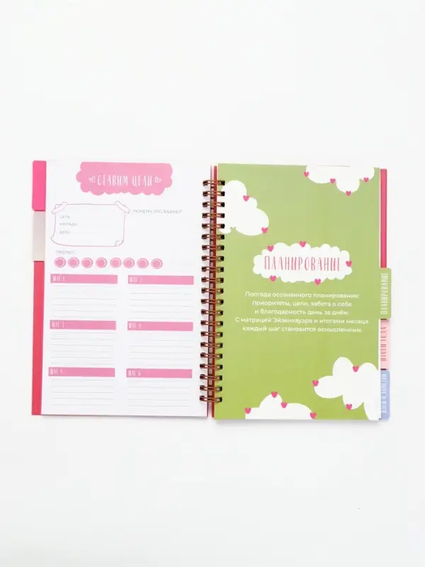 Ежедневник-планер с разделителями