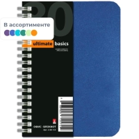 Блокнот спираль слева А6 80л.ОФ-ЛАЙН 3-80-155, в асс