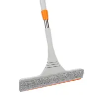 Окномойка телескопическая тм Vetta 75-116 см, водосгон 28х6 см, полипропилен, нерж.сталь, микрофибра