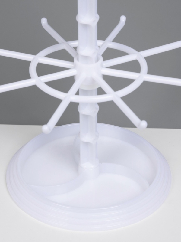 Подставка для украшений Подставка для украшений "Карусель" универсальная, 16*16*28 см, цвет белый