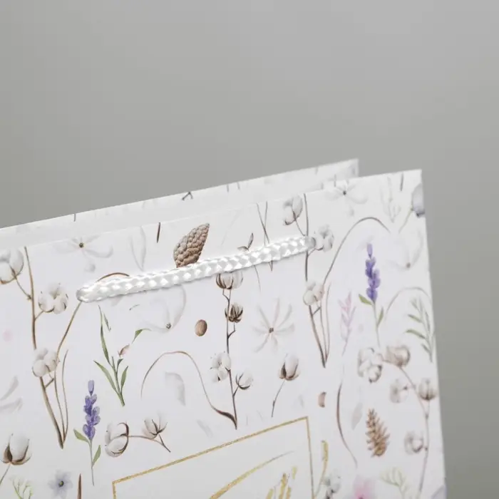 Пакет подарочный ламинированный, упаковка, Gift for you, ML 21 х 25 х 8 см