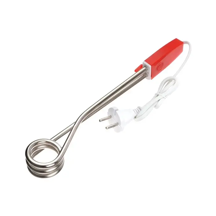 Электрокипятильник Luazon LEK 10, 1200 Вт, спираль кольцо, 29&times;3.5 см, 220 В, красный