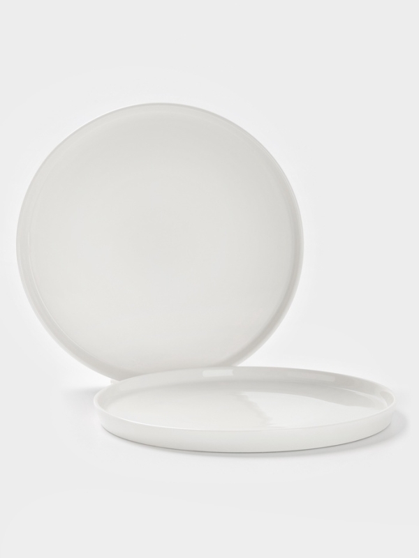 Набор тарелок 2 шт 26х2 см Magistro Набор тарелок 2 шт 26х2 см Magistro "White Snow"