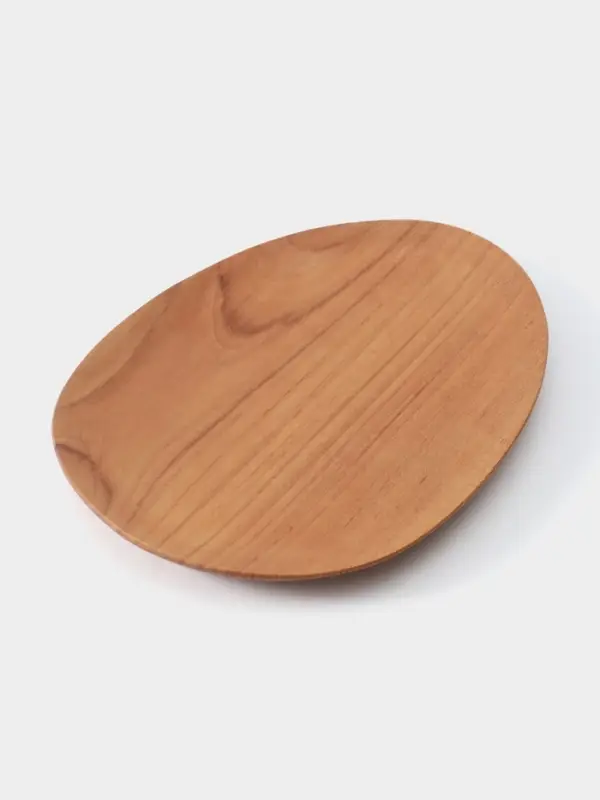 Блюдо, 24&times;18&times;2 см, тиковое дерево