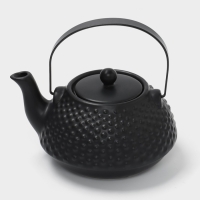 Чайник заварочный с ситом  0,65 л, Magistro Black Swan, черный