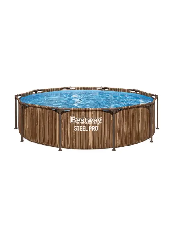 Бассейн каркасный Steel Pro, 305&times;76 см, круглый, рейка, 561VP Bestway