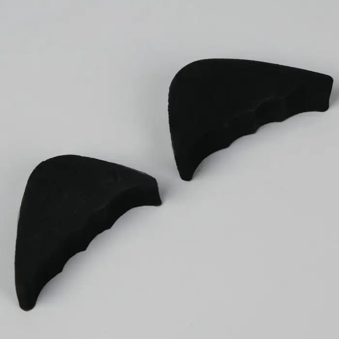 Вставки для уменьшения размера обуви, регулируемые, 7×3 см, пара, чёрные