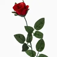 Цветы искусственные &laquo;Роза&raquo;, h=63 см, d=5 см, красные