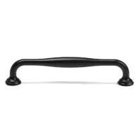 Ручка-скоба WAVE PC173BL, м/о 128 мм, цвет чёрный, 8 шт