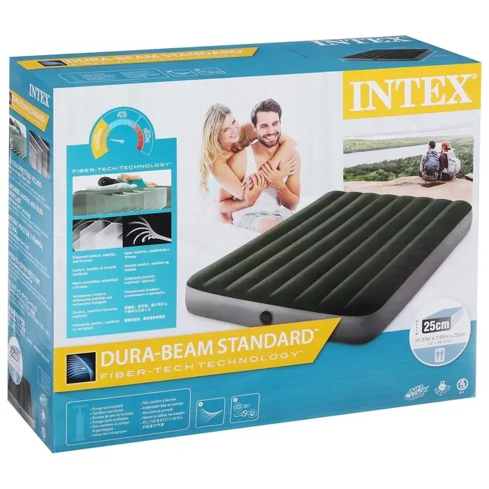Матрас надувной DURA-BEAM FULL, 137&times;191&times;25 см, 64108 INTEX
