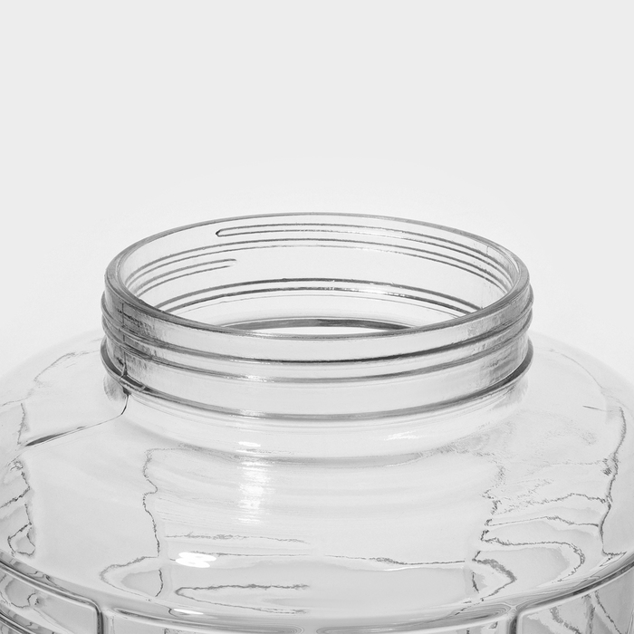 Банка стеклянная, с отверстием для гидрозатвора GL-70, 18 л Банка стеклянная, с отверстием для гидрозатвора GL-70, 18 л