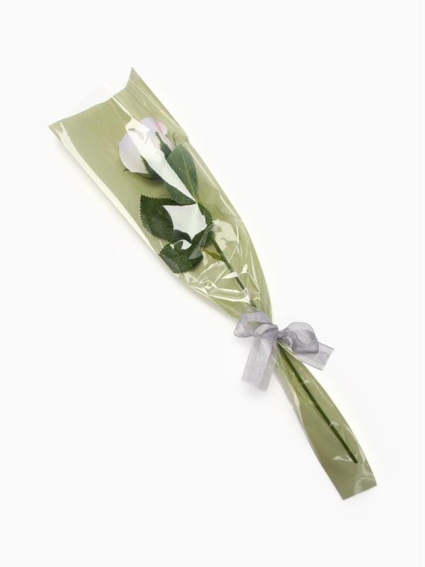 Дымная мыльная белая роза