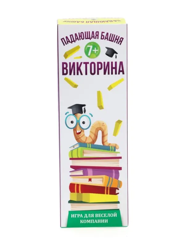 Дженга падающая башня ЛАС ИГРАС &laquo;Викторина&raquo;, 54 бруска, 7+